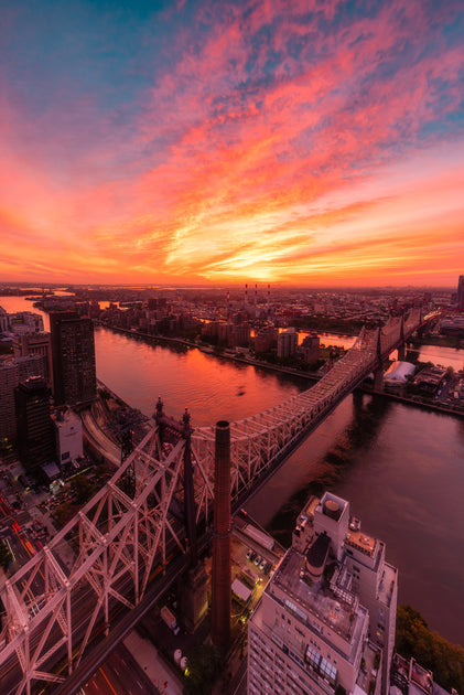 59thstreetbridgesunriserooftop