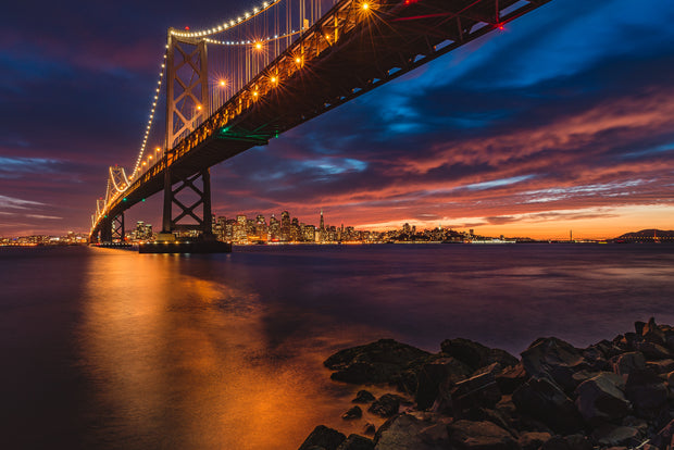 Epic San Francisco Skyline Sunset