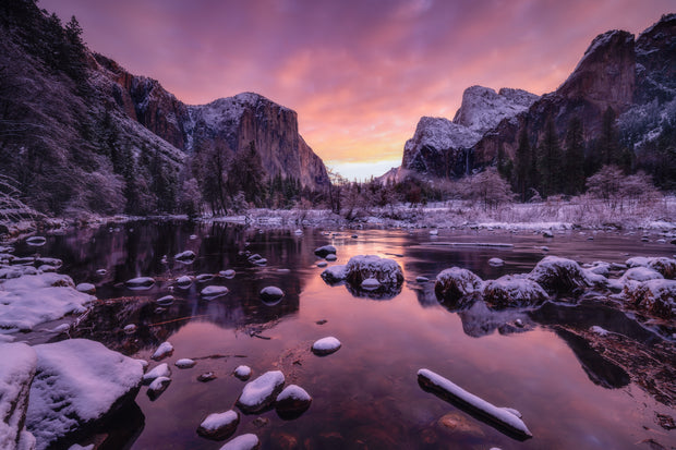 Winter Sunrise Yosemite