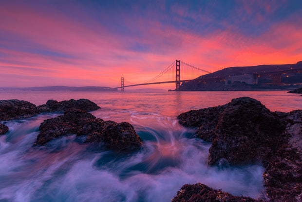 Golden Gate Sunset Photo