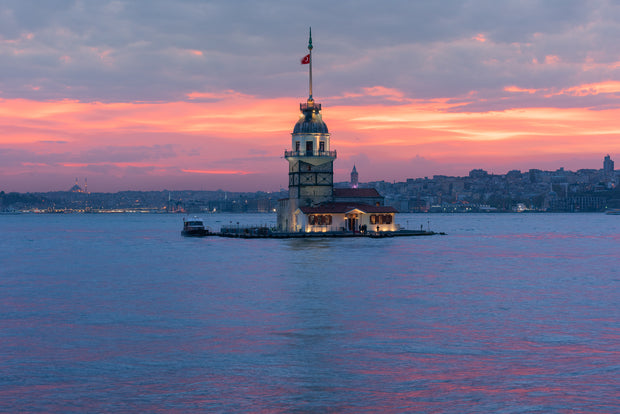 Maiden Tower Istanbul Sunset