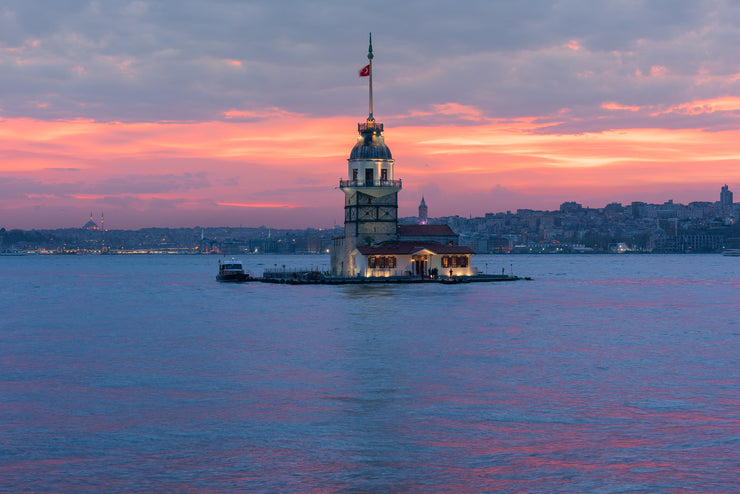 Maiden Tower Istanbul Sunset