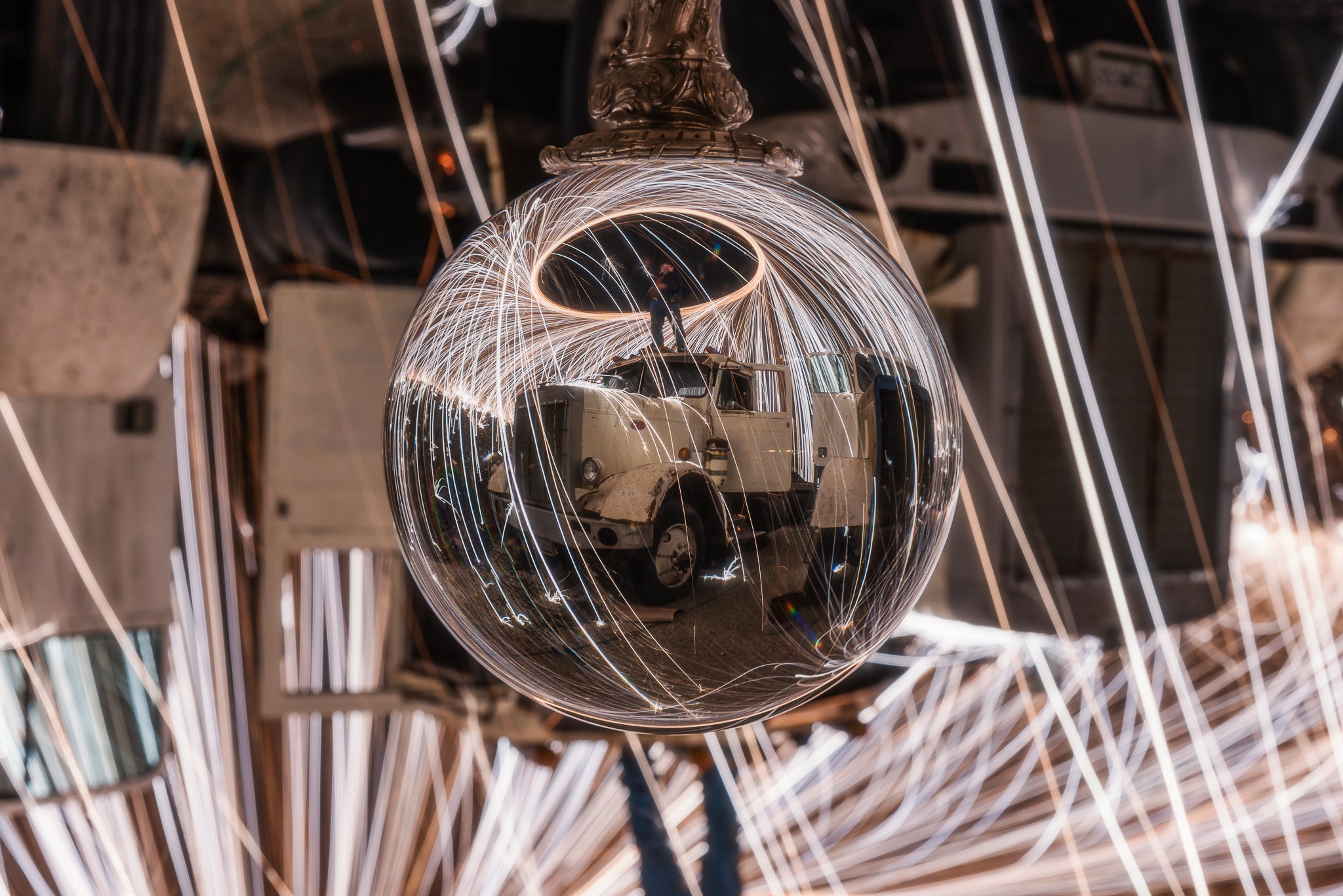 San Francisco Big Rig Graveyard Crystal Ball – Getty Photography