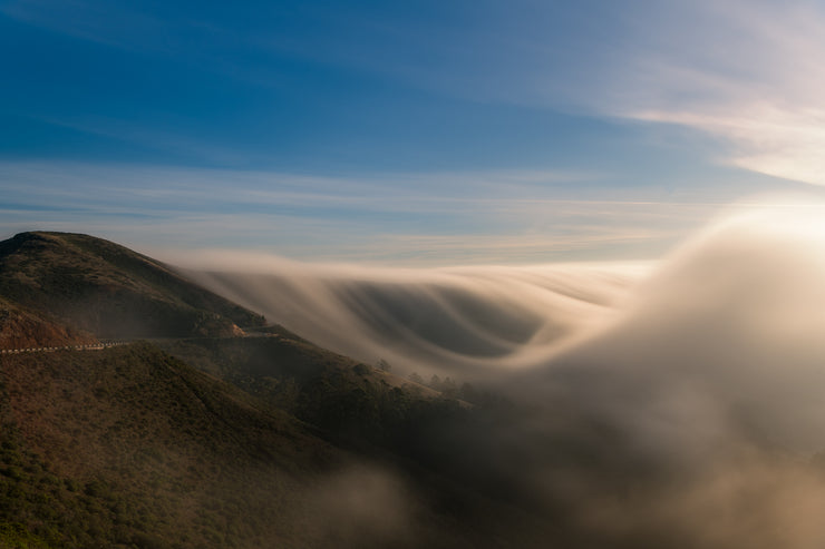 Marin headlands Fog wave