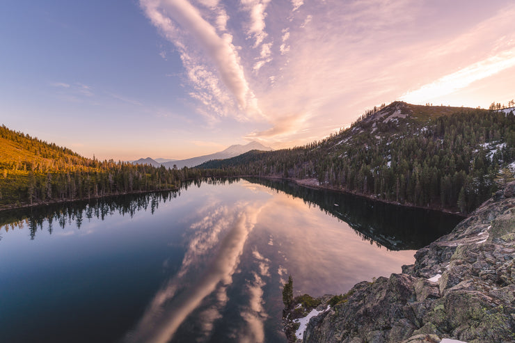 Mount Shasta Castle lake reflections