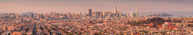 San Francisco panoramic from Bernal Heights