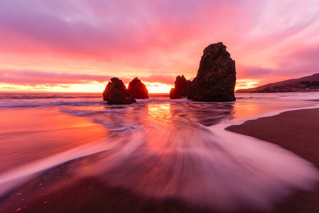 Kristen Sunset Beach M トップス Courtside Market Sunset Beach Gallery-Wrapped Canvas Wall