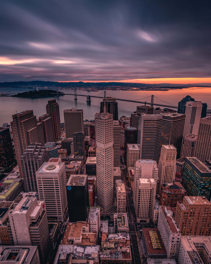 Top of the City - San Francisco Vertical Crop